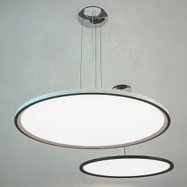 Flat sun pendant lamp